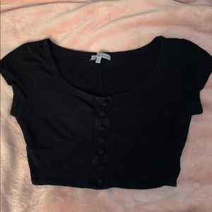 Black Crop Top
